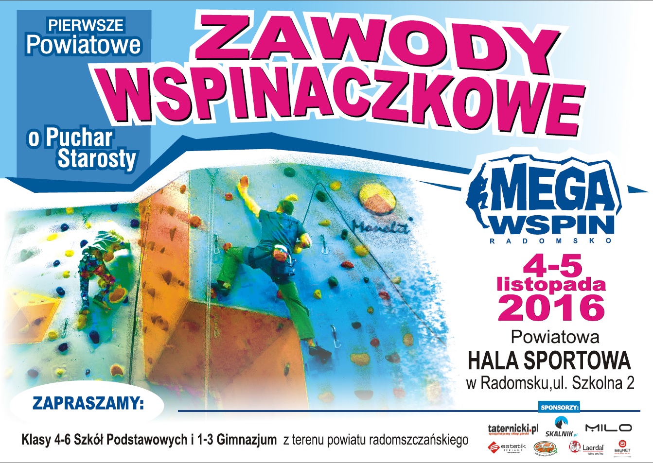 Zawody wspinaczkowe MEGAWSPIN2016